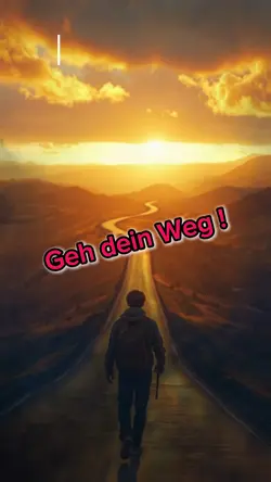 Geh dein Weg !!
