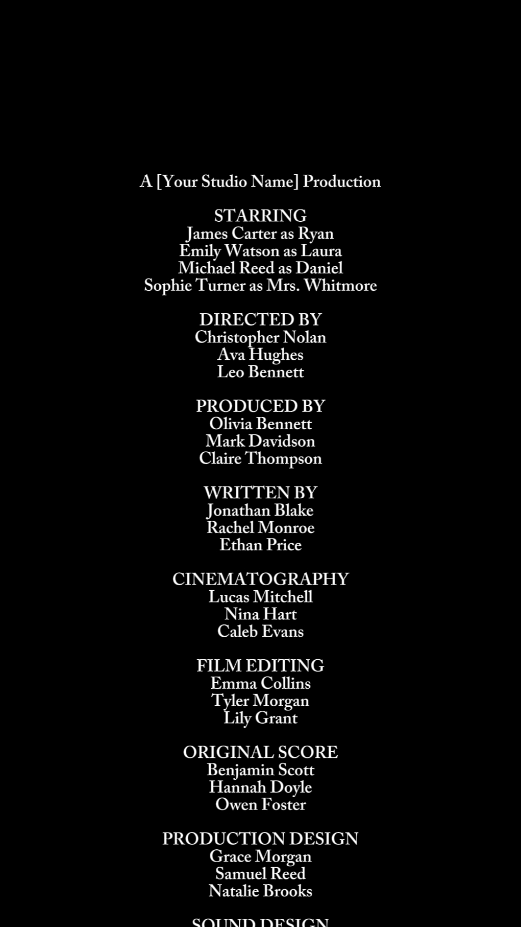 outro film