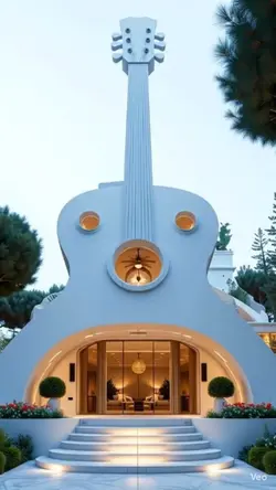 the white guitar
