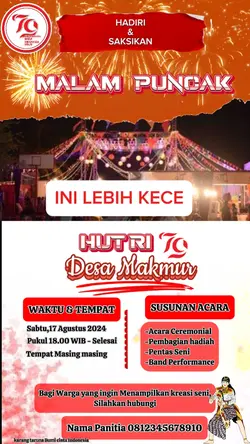 POSTER MALAM PUNCAK