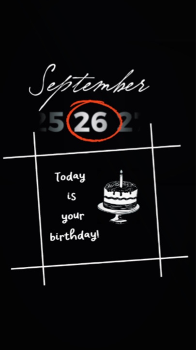 September 26 Bday