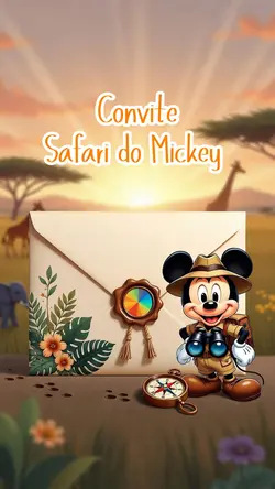 Convite Mickey 