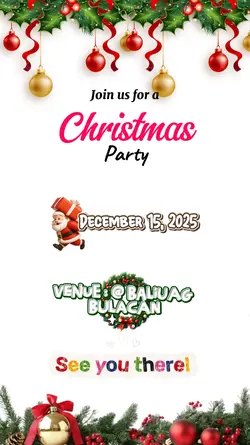 Christmas invitation
