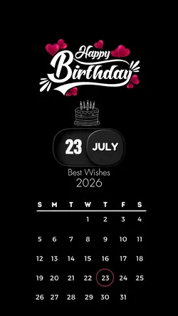 Birthday 23 July