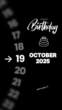 HBD 19 OCTOBER 2025