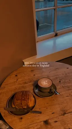 pov cozy fall vibes