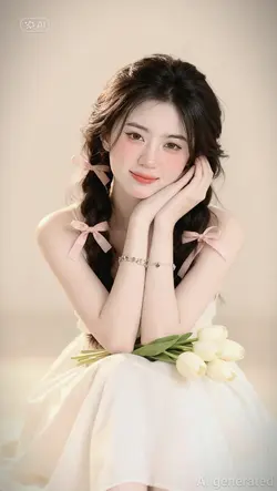 Váy Trắng_Hoa Tulip