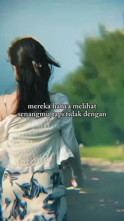 hanya melihat senang