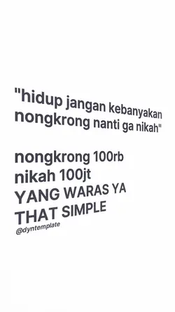 hidup jgn kebanyakan