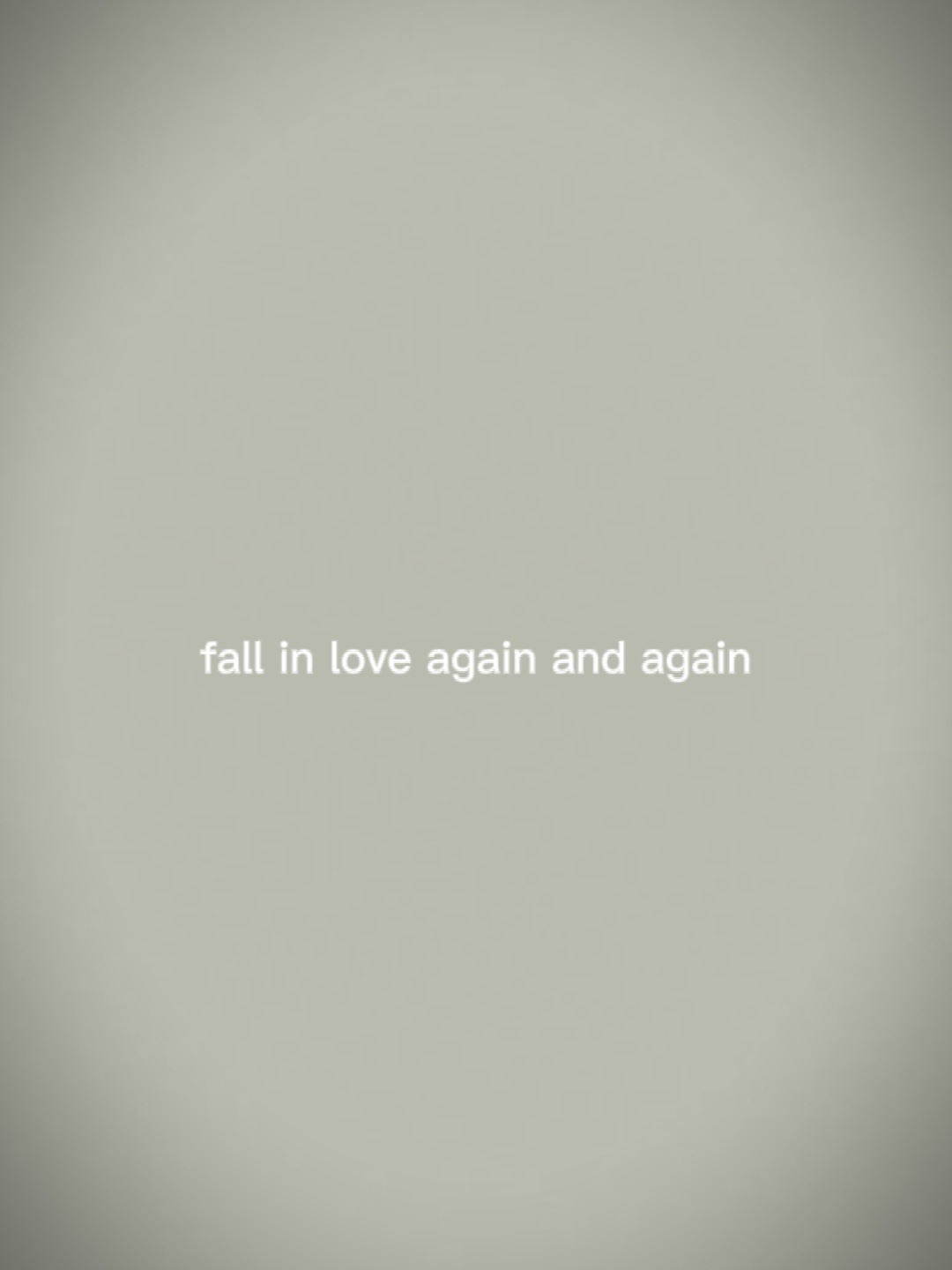 fall inlove again