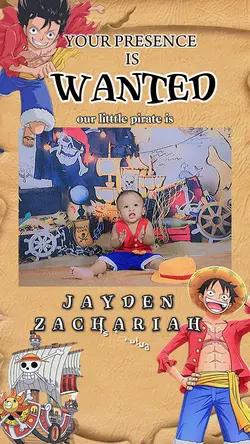 Birthday invitation.