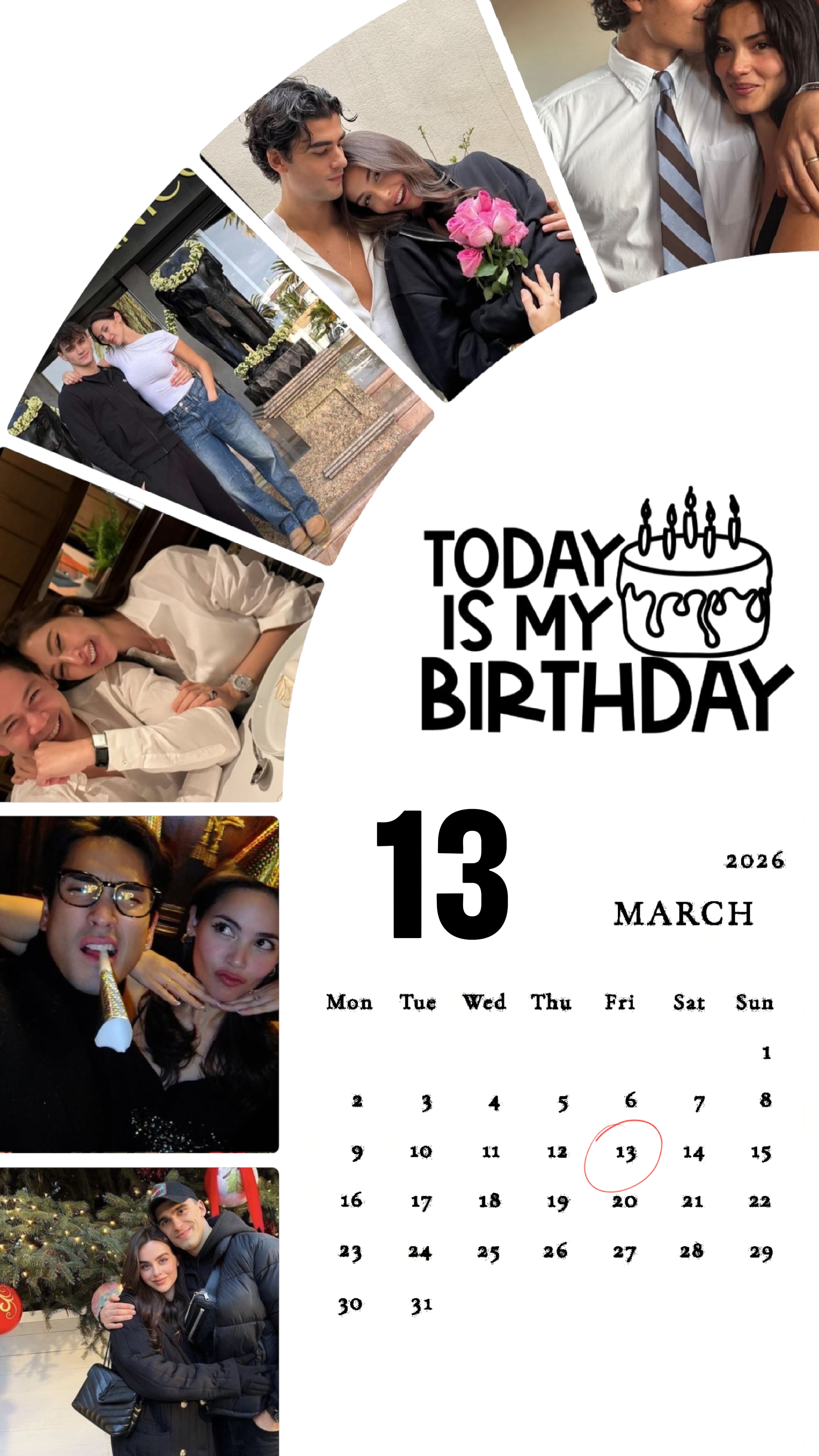 13 march brithday