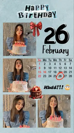 hbd 26 February