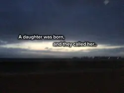 a daughter was born!