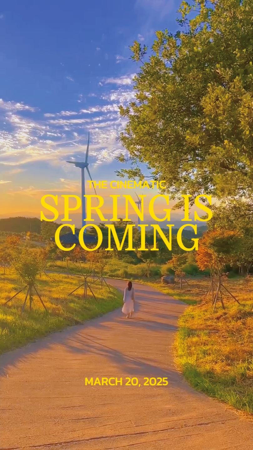Le printemps arrive