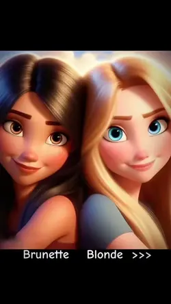 Blonde 👱🏽 brunette 