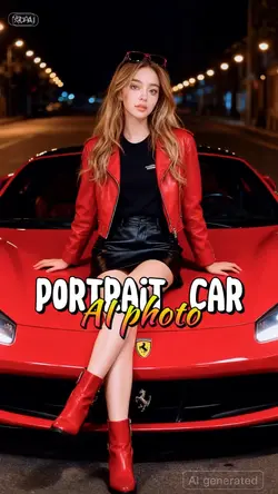 Portrait car