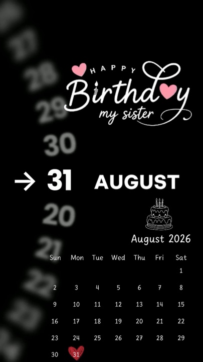 SOEUR ANNIVERSAIRE 