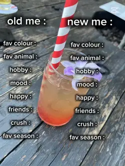 old me / new me