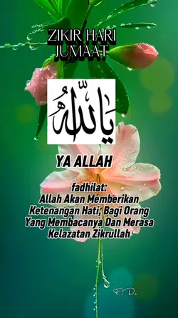 ZIKIR HARI JUMAAT 