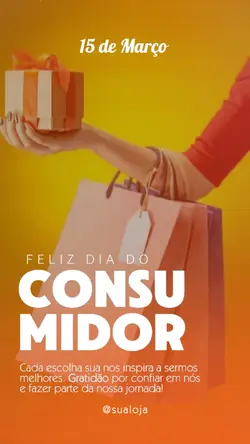 Feliz dia consumidor