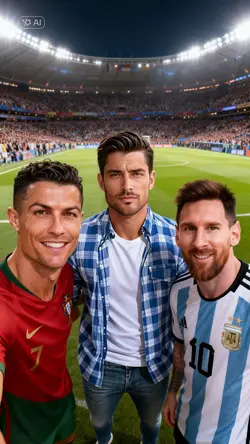 Selfie Messi Ronaldo