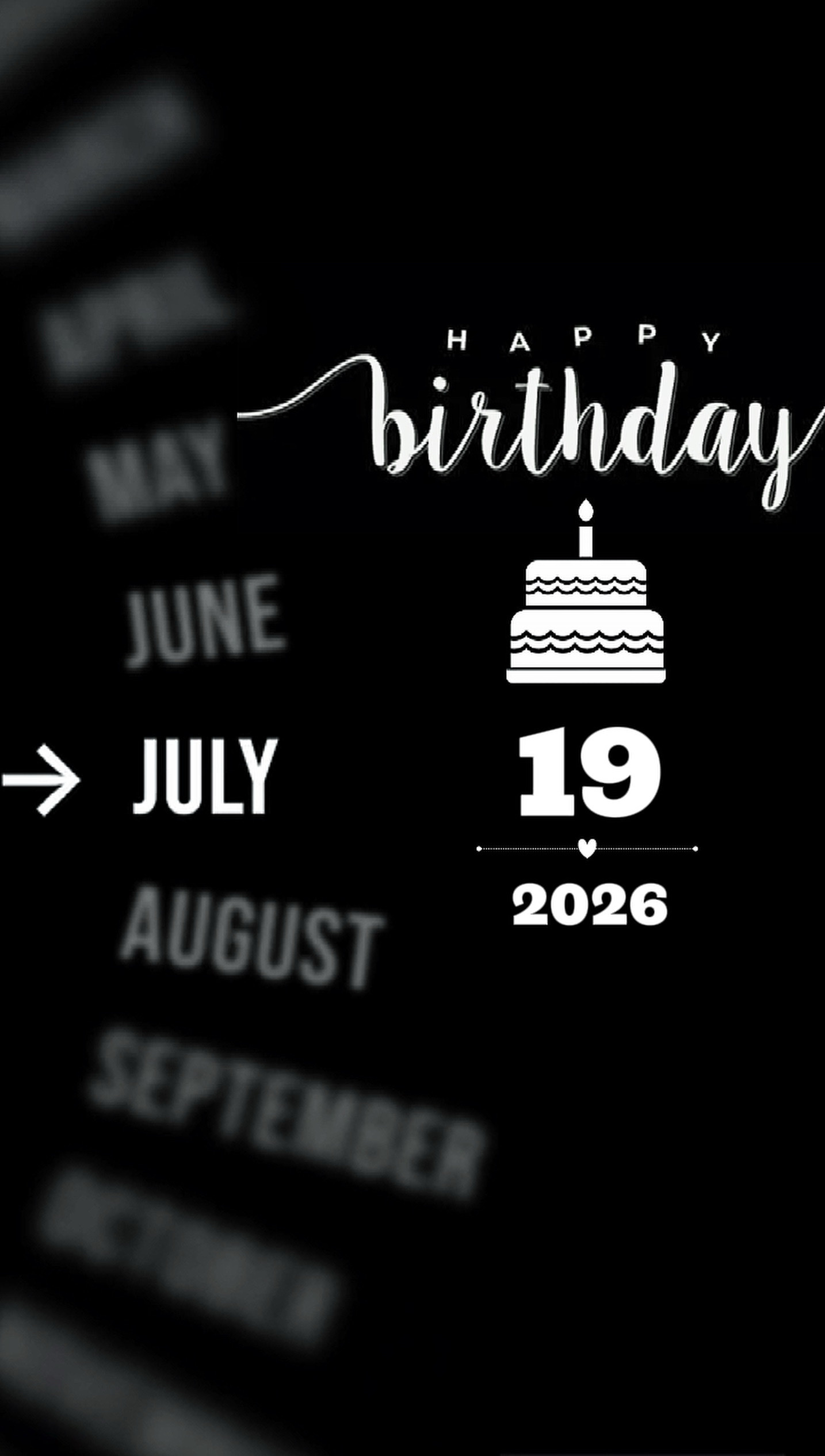 BIRTHDAY DAD 19 JULY