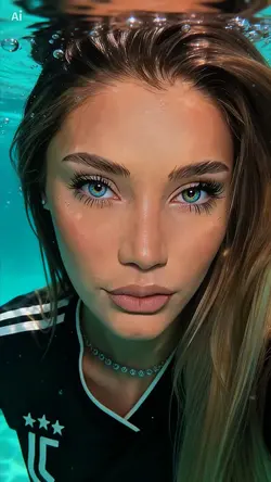 Underwater portrait