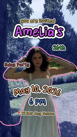 BIRTHDAY INVITATION 