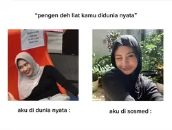 AKU DIDUNIA NYATA VS