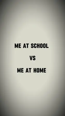 school vs at home