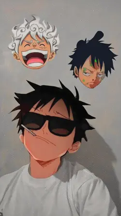 stiker muka anime