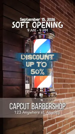 soft opening barber