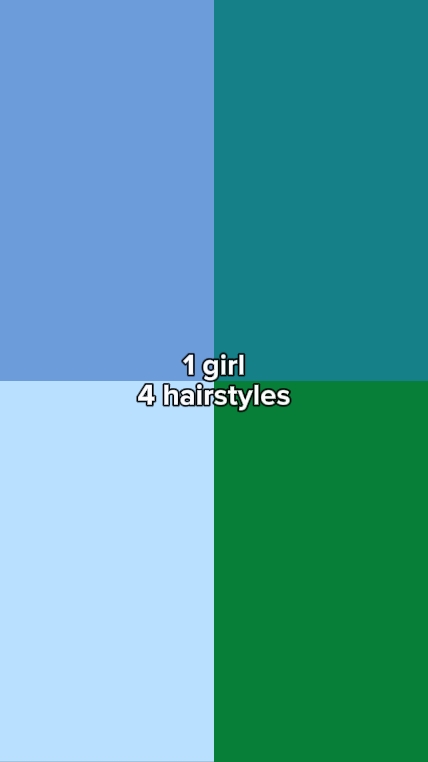 1 niña 4 haistyles