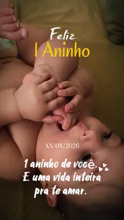 feliz 1 aninho