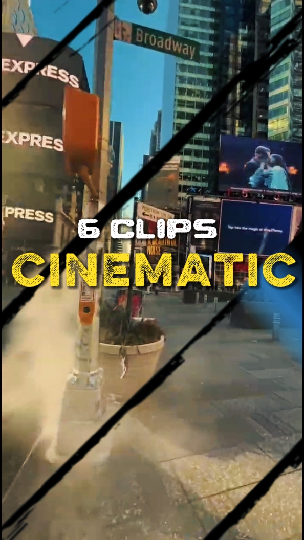 6 clipes cinematográficos 