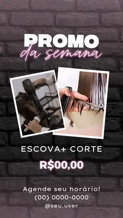 Promoção cabelo 
