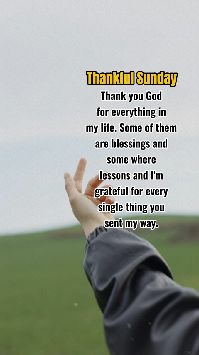 Thankful Sunday