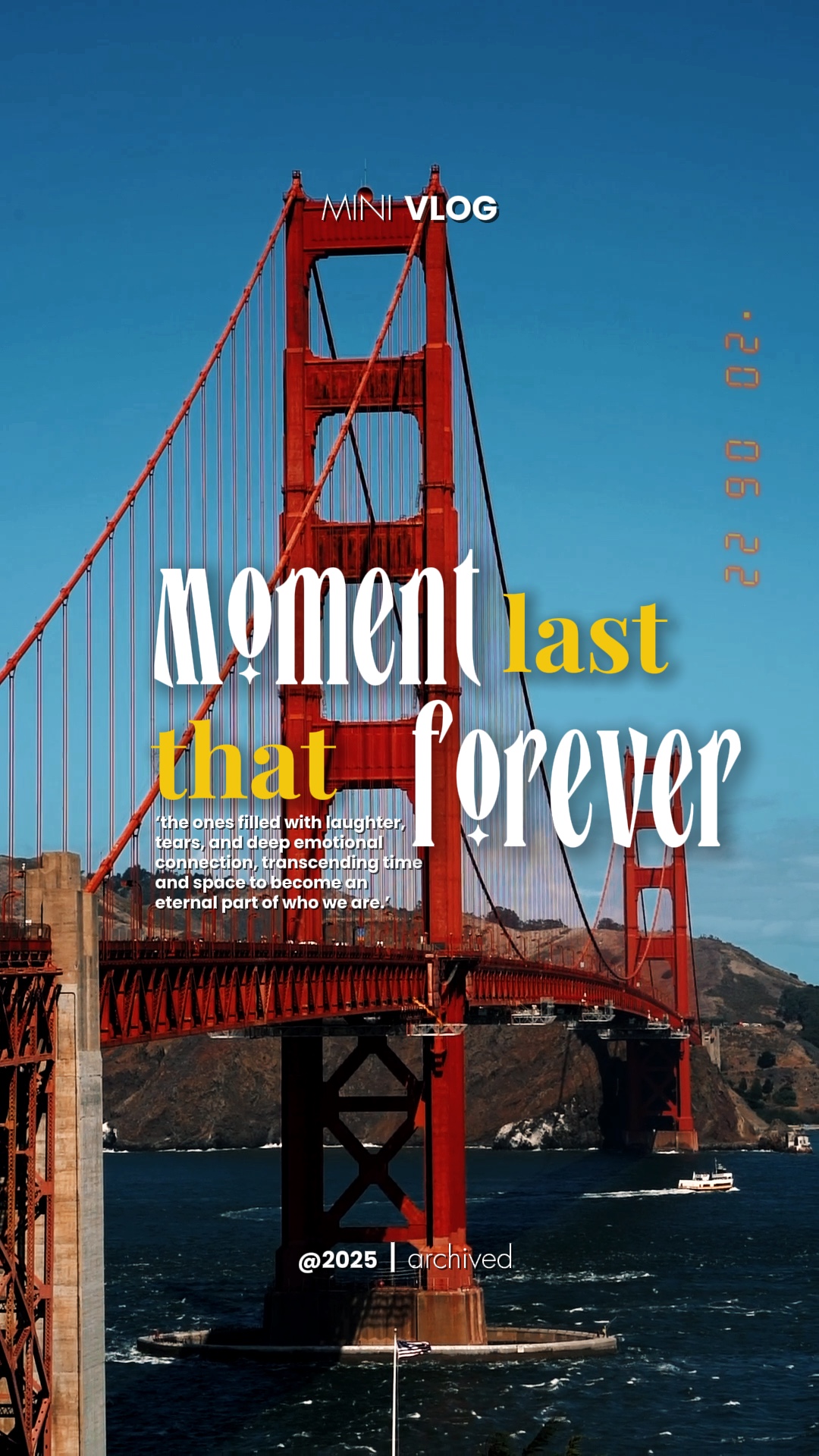 MOMENT LAST FOREVER 