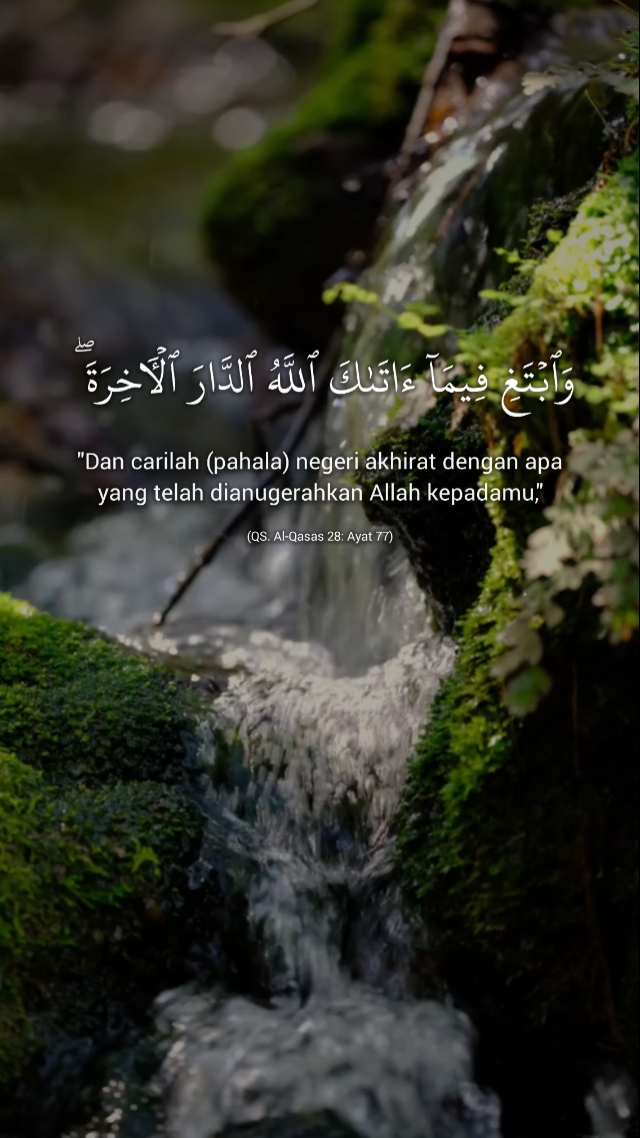QS. Al-Qasas 28: 77