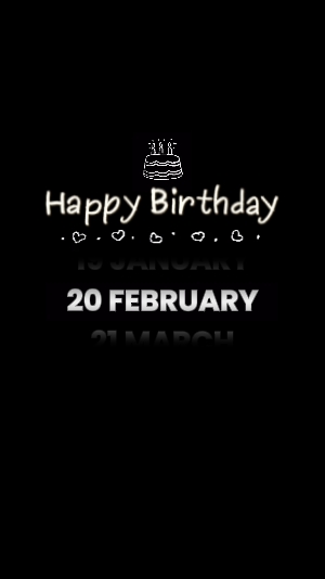 Anniversaire 20 février