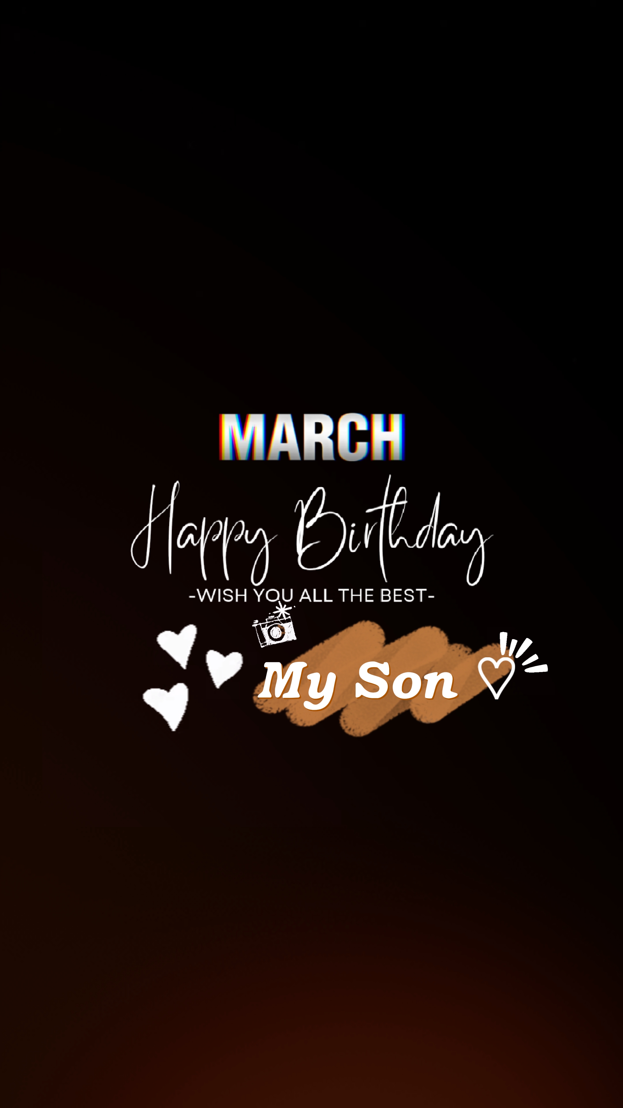 Joyeux anniversaire fils