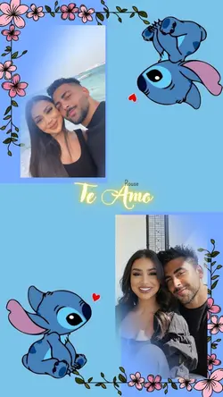 Colagem  amor Stitch