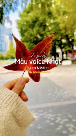 Mẫu voice Nhật