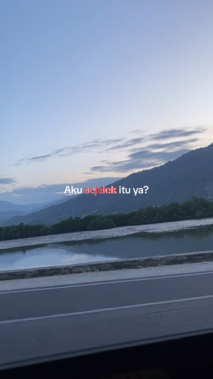aku sejelek itu ya? 