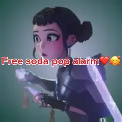 Free soda pop alarm
