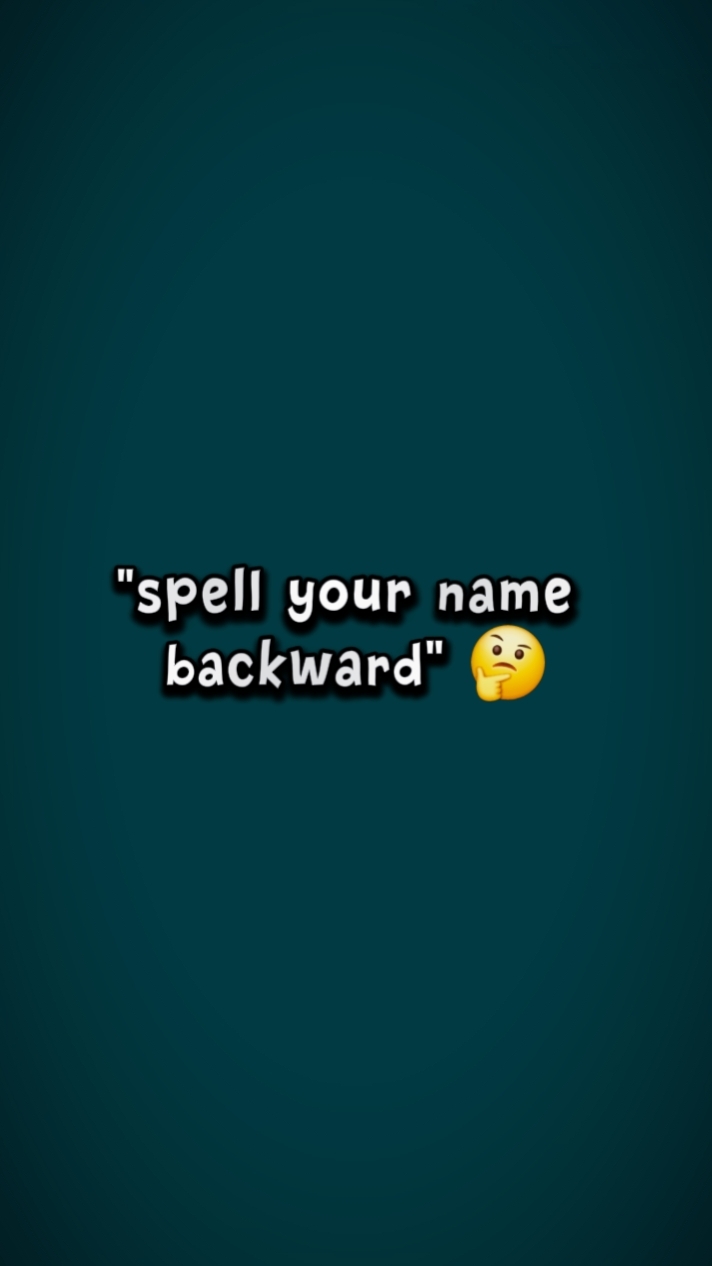 spell ur name