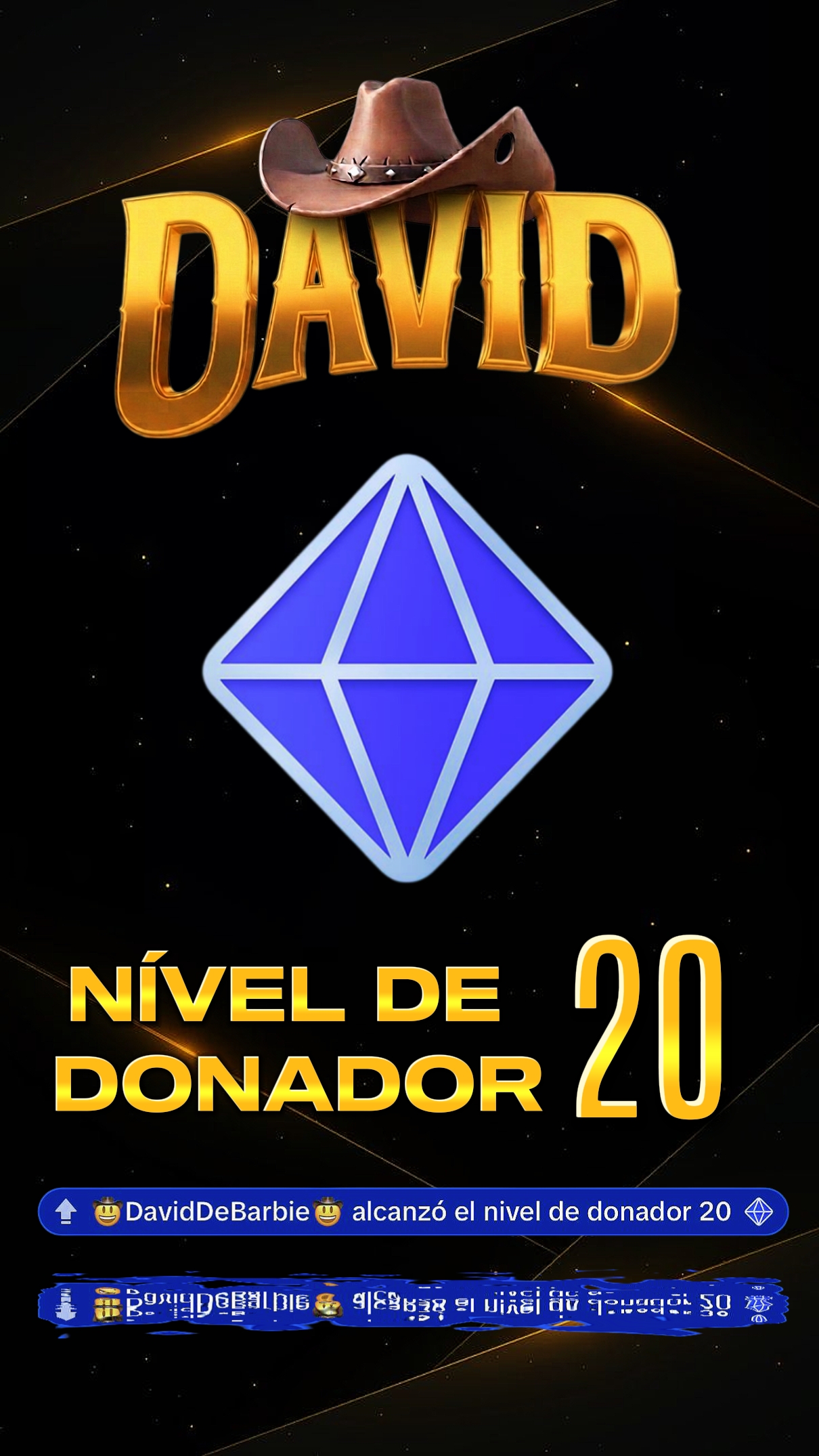 NÍVEL 20 DE DONADOR 