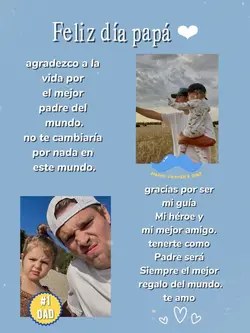 Feliz día papá 