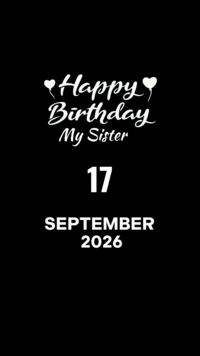 hbd my sister 17 sep